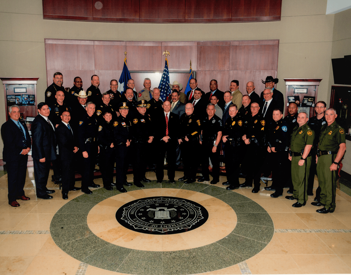 Group shot witth the FBI